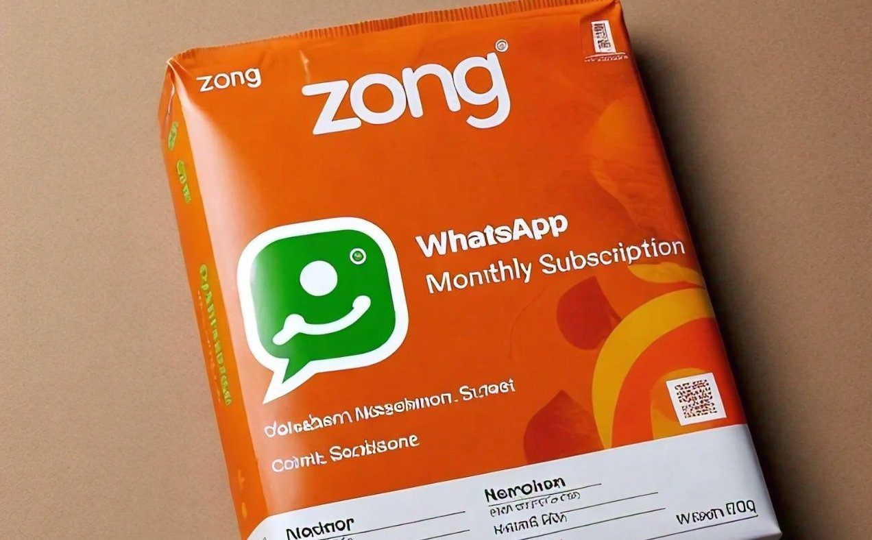 Zong WhatsApp Package Monthly with Unlimited SMS